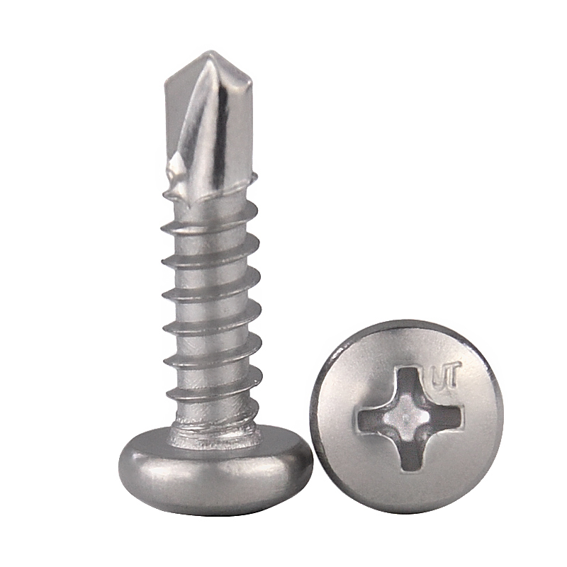 Pan Head Cross Slot Self Drilling Screws