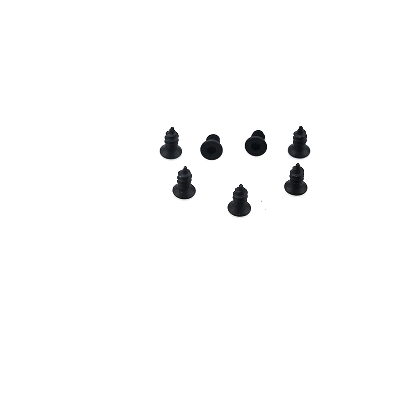 black CSK hex self tapping scr