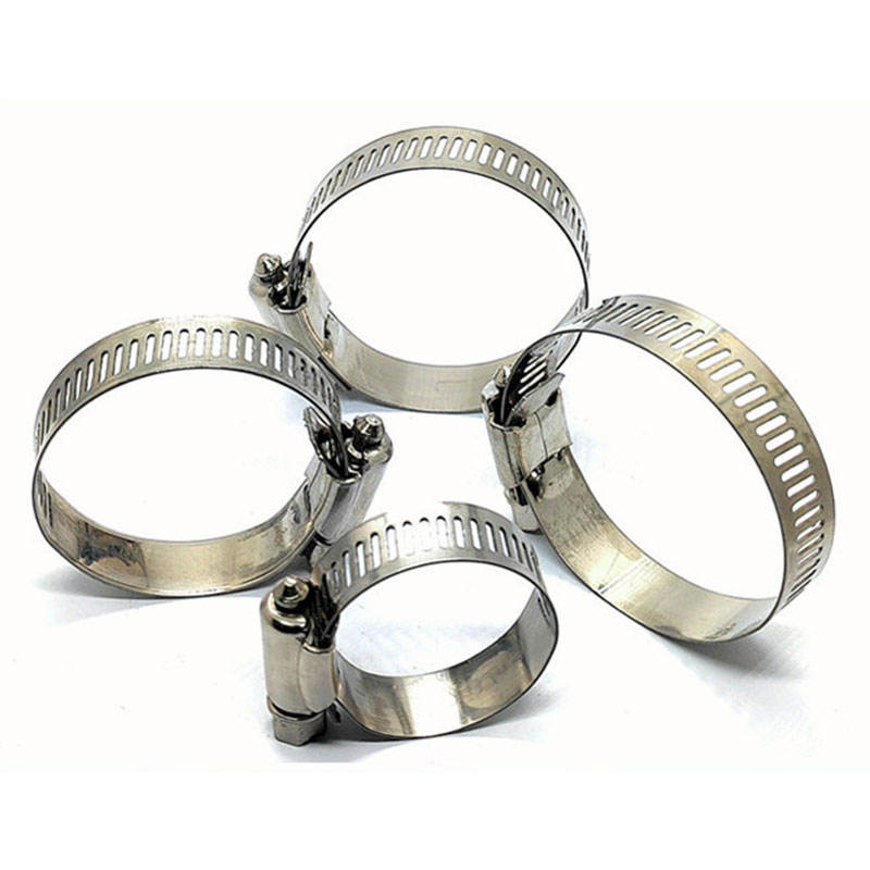 Stainless steel Worm Drive Hose Clamp Adjustable Pipe Clamp