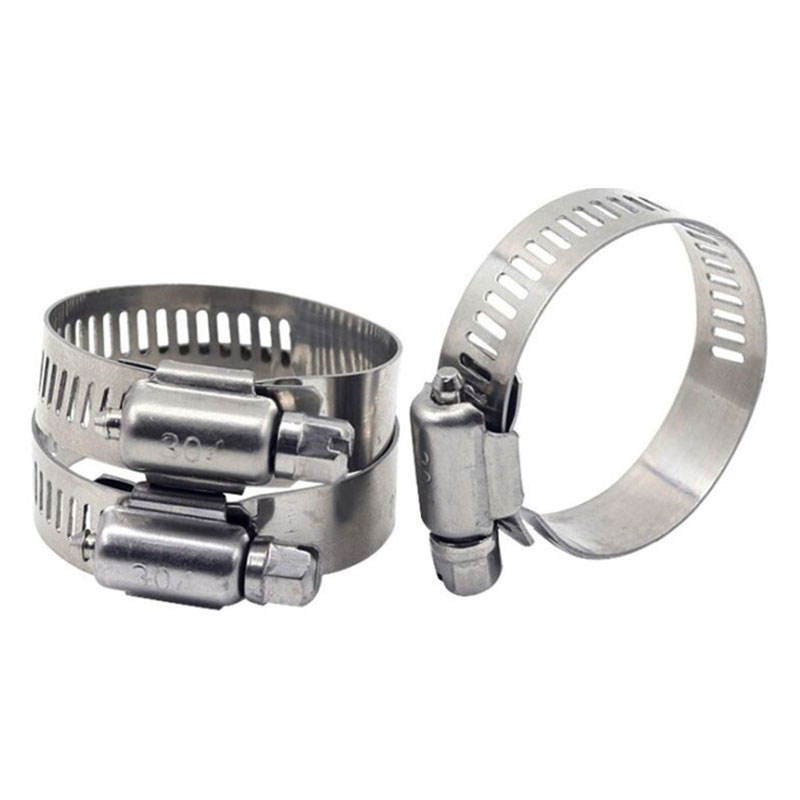 Stainless steel Worm Drive Hose Clamp Adjustable Pipe Clamp